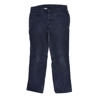 Carhartt Blue Work Trousers 32W 32L Heavyweight Cotton Blend
