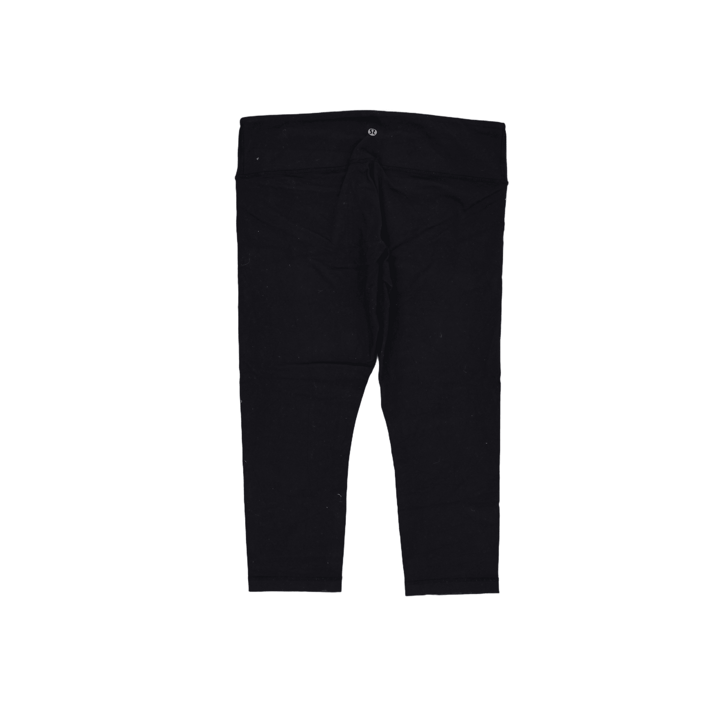 Lululemon NY Graphic Black Cropped Leggings Women's Size S Stretch Blend