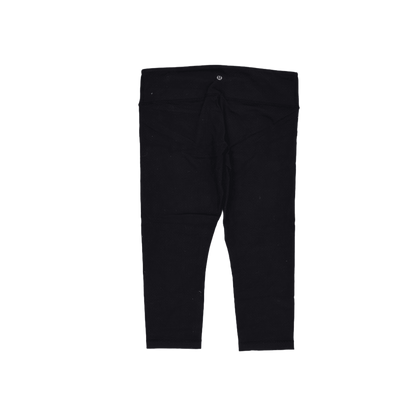 Lululemon NY Graphic Black Cropped Leggings Women's Size S Stretch Blend