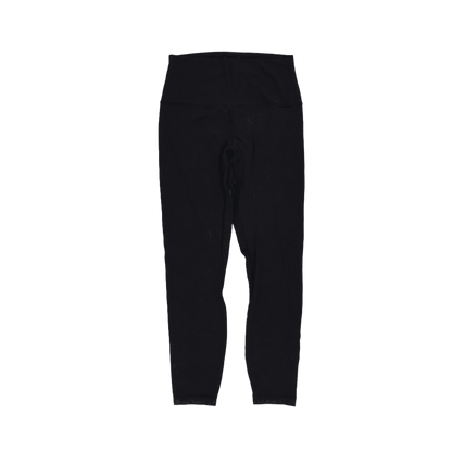 Lululemon High Rise Black Leggings Size 6 Nylon Blend Activewear