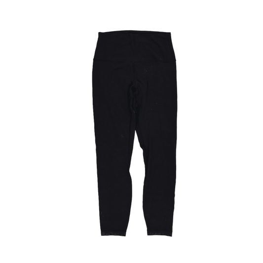 Lululemon High Rise Black Leggings Size 6 Nylon Blend Activewear