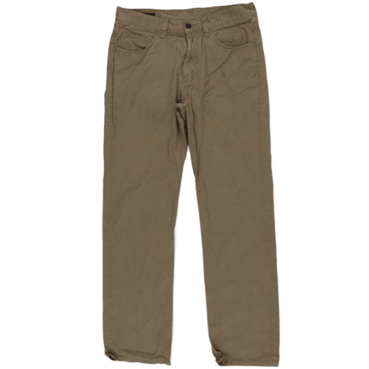 Tommy Hilfiger Beige Cotton Straight Leg Chinos 34x34 Vintage Mens Trousers