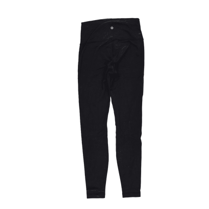 Lululemon High-Rise Black Leggings Size 8 Stretch Fabric Womens Activewear