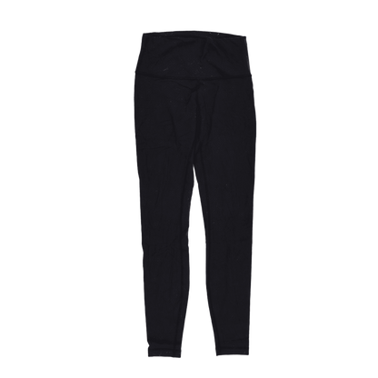 Lululemon High-Rise Black Leggings Size 8 Stretch Fabric Womens Activewear