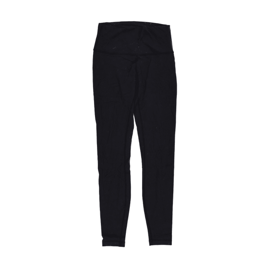 Lululemon High-Rise Black Leggings Size 8 Stretch Fabric Womens Activewear