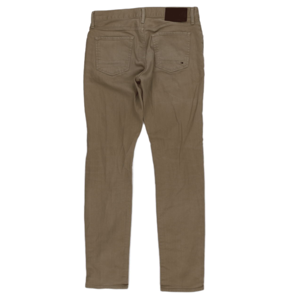 Tommy Hilfiger Slim Fit Jeans Beige W31 L32 Cotton Elastane Blend