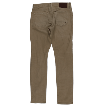 Tommy Hilfiger Slim Fit Jeans Beige W31 L32 Cotton Elastane Blend