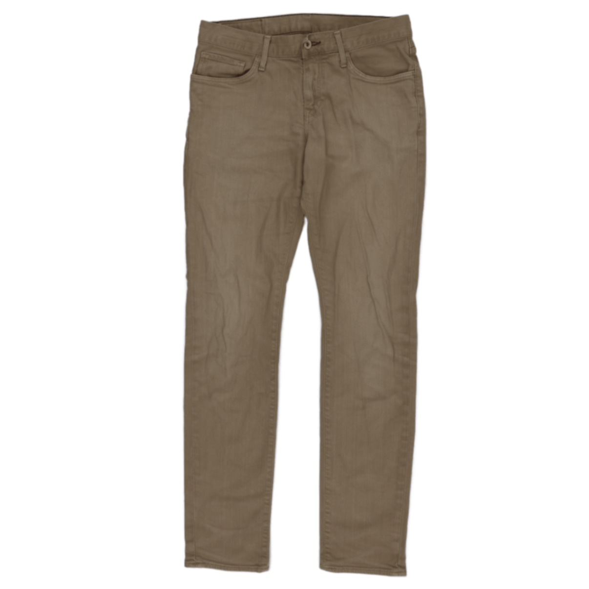 Tommy Hilfiger Slim Fit Jeans Beige W31 L32 Cotton Elastane Blend