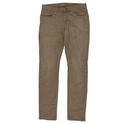 Tommy Hilfiger Slim Fit Jeans Beige W31 L32 Cotton Elastane Blend