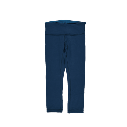 Lululemon Navy Blue High Waisted 7 8 Leggings Size 4 Small Nylon Blend