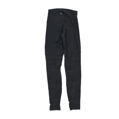 Lululemon Black High-Rise Sculpt Yoga Leggings Size 8 27 Inch Inseam 82% Nylon 18% Lycra Women's Activewear