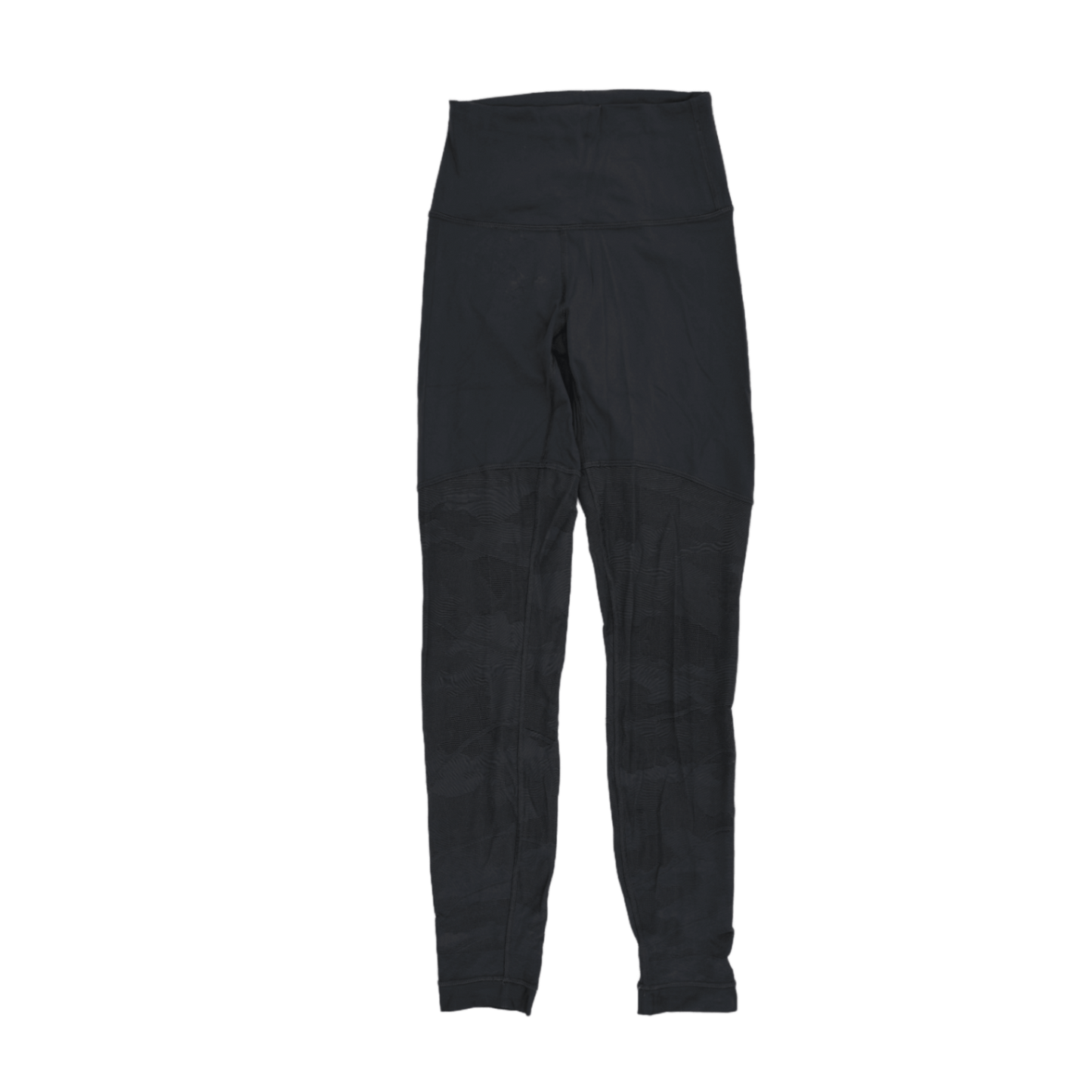 Lululemon Black High-Rise Sculpt Yoga Leggings Size 8 27 Inch Inseam 82% Nylon 18% Lycra Women's Activewear