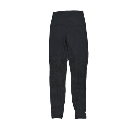 Lululemon Black High-Rise Sculpt Yoga Leggings Size 8 27 Inch Inseam 82% Nylon 18% Lycra Women's Activewear
