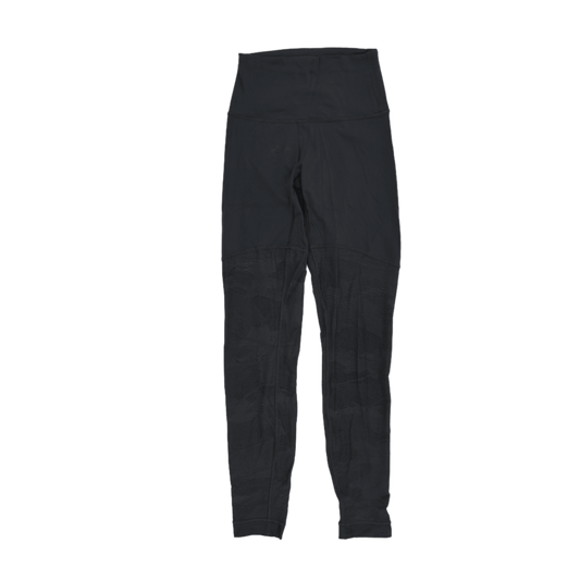 Lululemon Black High-Rise Sculpt Yoga Leggings Size 8 27 Inch Inseam 82% Nylon 18% Lycra Women's Activewear