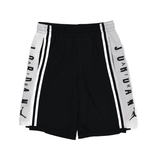 Jordan Men's Athletic Shorts Black White 24 cm Inseam 38 cm Waist Size Medium Polyester