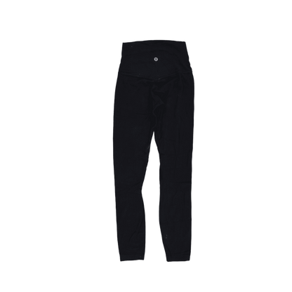 Lululemon Black High Rise Full Length Leggings Size 8 Stretch Blend Activewear