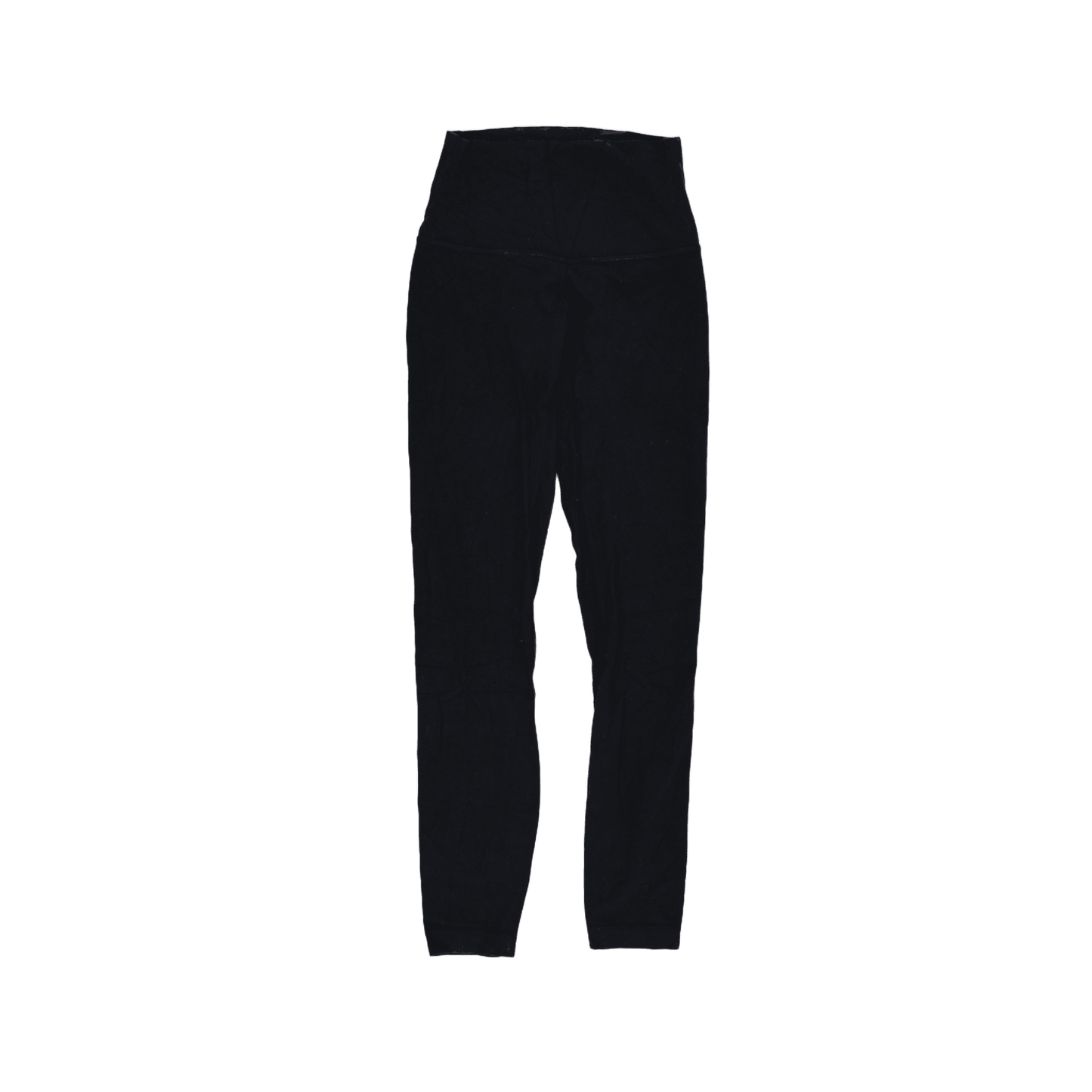 Lululemon Black High Rise Full Length Leggings Size 8 Stretch Blend Activewear