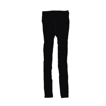 Lululemon High Rise Full Length Black Leggings Size 8 Nylon Blend Activewear