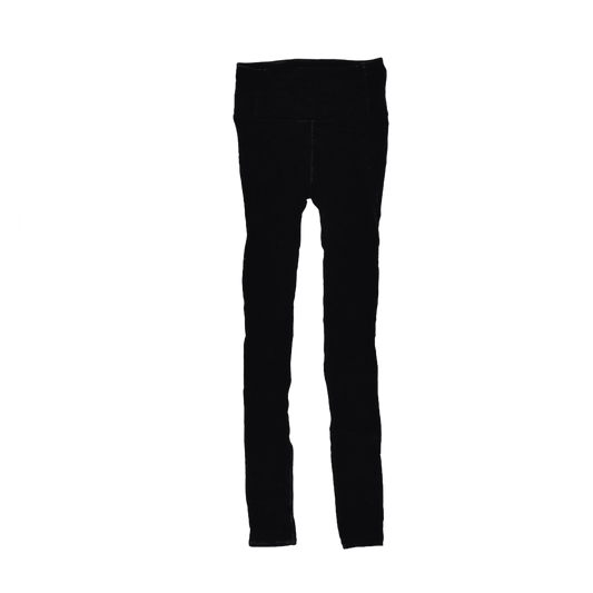 Lululemon High Rise Full Length Black Leggings Size 8 Nylon Blend Activewear
