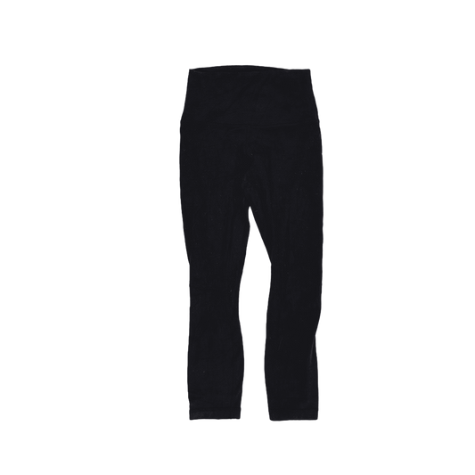 Lululemon High-Rise Black Leggings Women's Size Small Stretch Fabric 67 Inseam