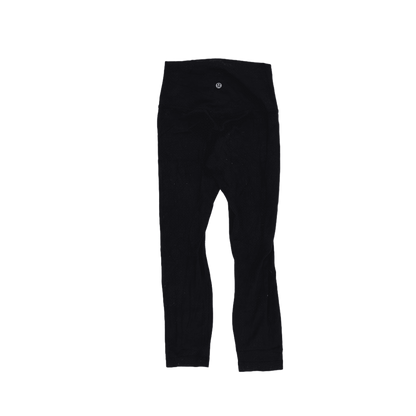 Lululemon High-Rise Black Leggings Women's Size Small Stretch Fabric 67 Inseam