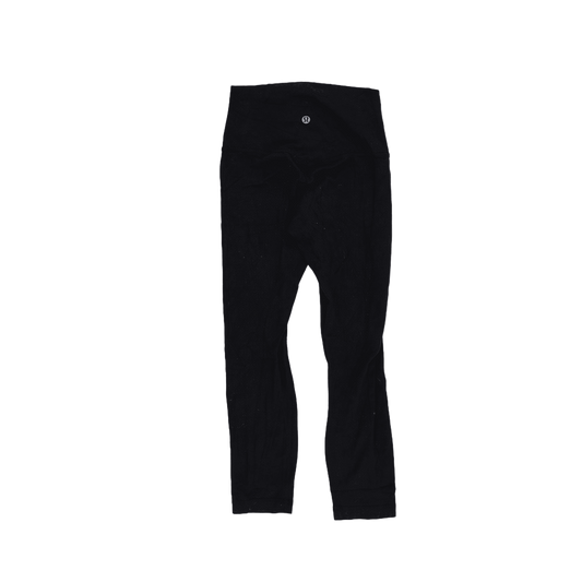 Lululemon High-Rise Black Leggings Women's Size Small Stretch Fabric 67 Inseam