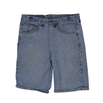 Light Blue Denim Shorts Size 34 Cotton for Men