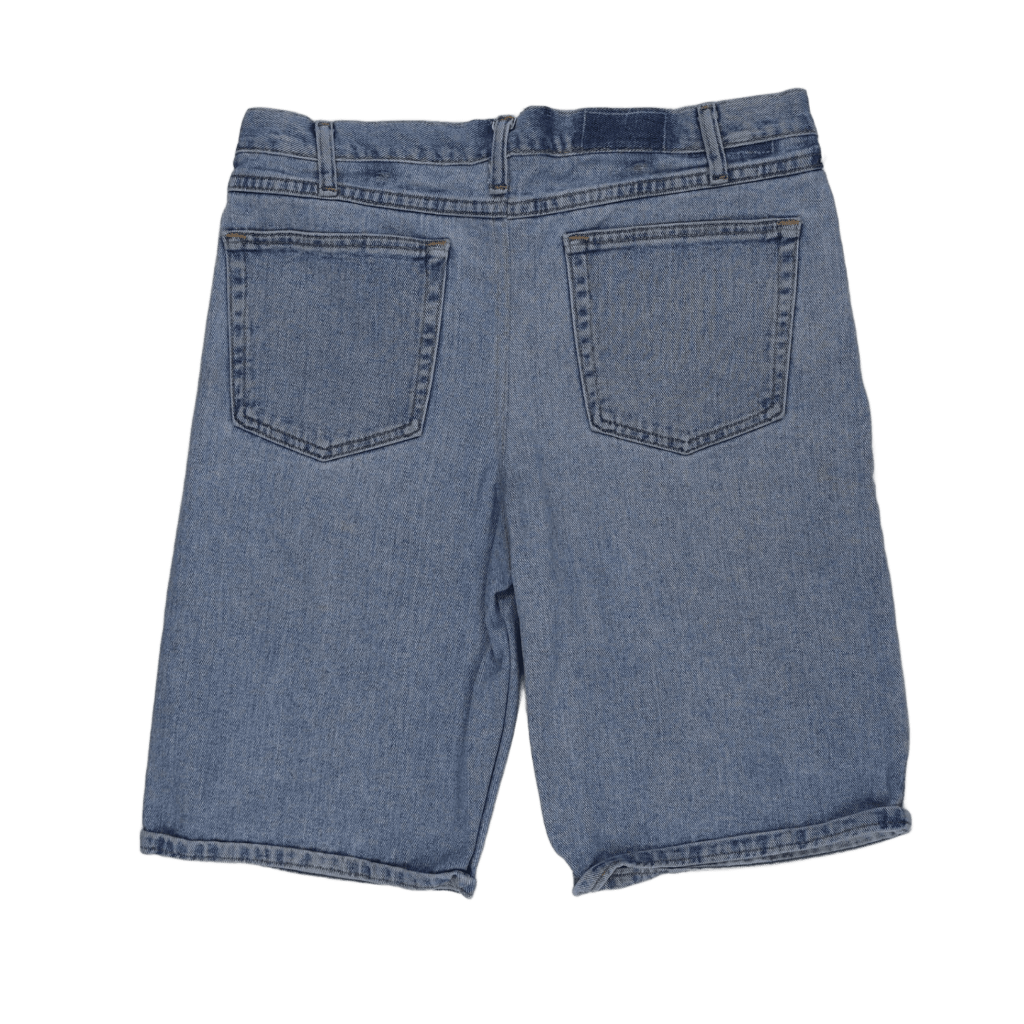 Light Blue Denim Shorts Size 34 Cotton for Men