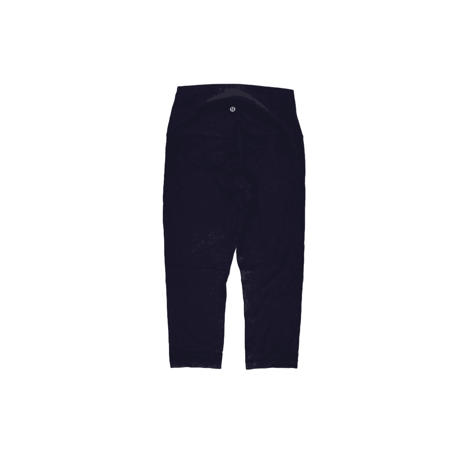 Lululemon Navy High Waisted Cropped Leggings Medium Stretch Blend Activewear