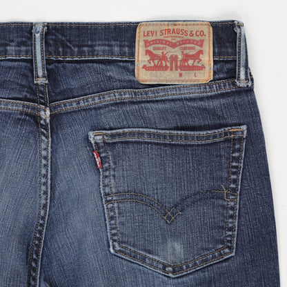Levi's Original Straight Fit Denim Jeans Blue W31 L32 Cotton