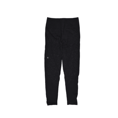 Lululemon Black High Rise Full Length Leggings Size 8 Polyester Blend
