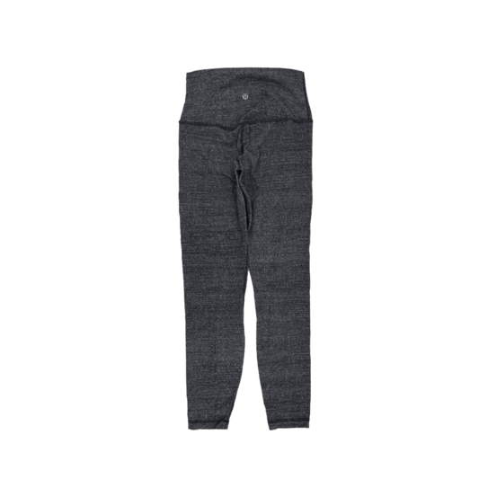 Lululemon High Waist Dark Grey Seamless Leggings Women's Size Small Polyester Blend