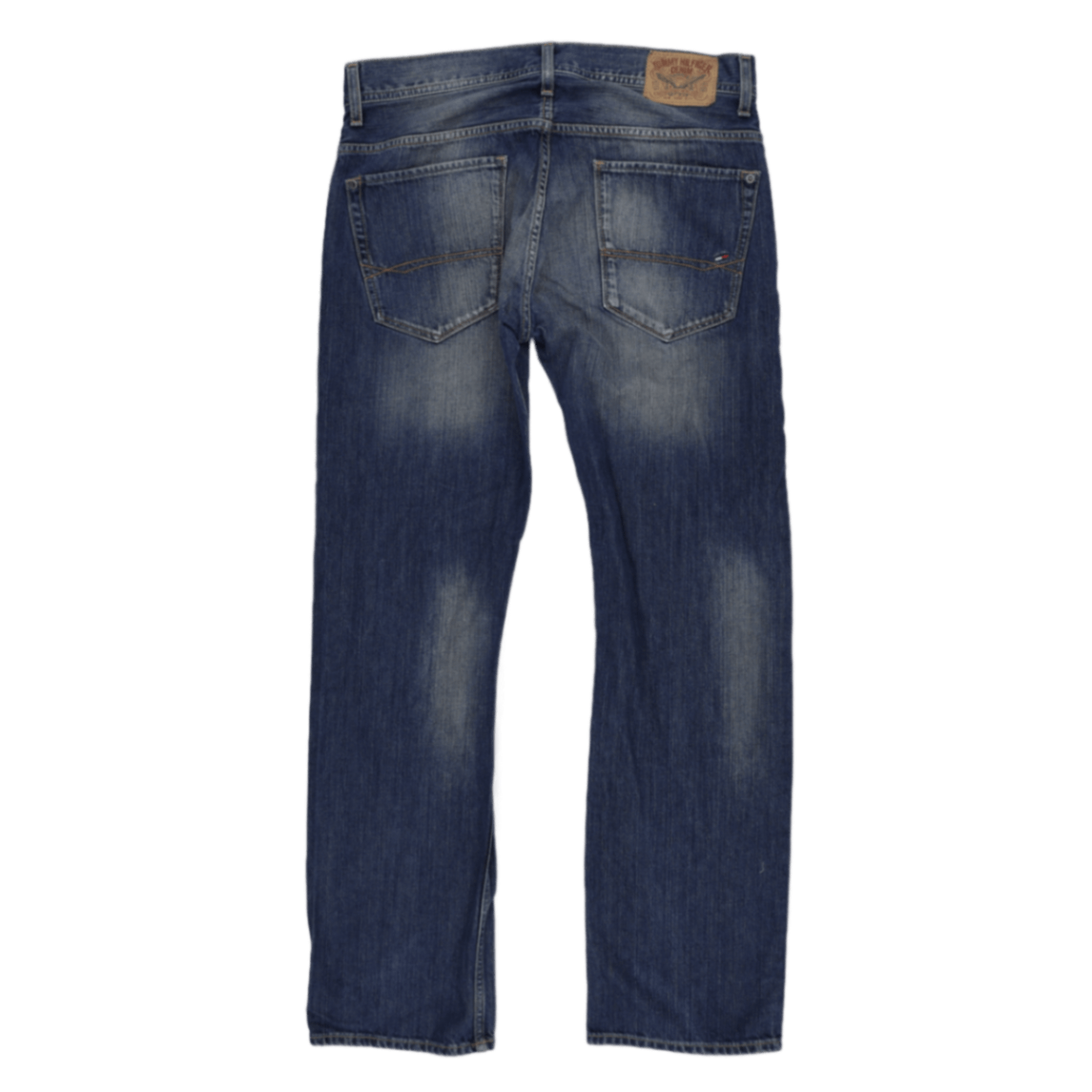 Tommy Hilfiger Ryder Zip Slim Fit Blue Jeans W33 L32 Cotton Vintage