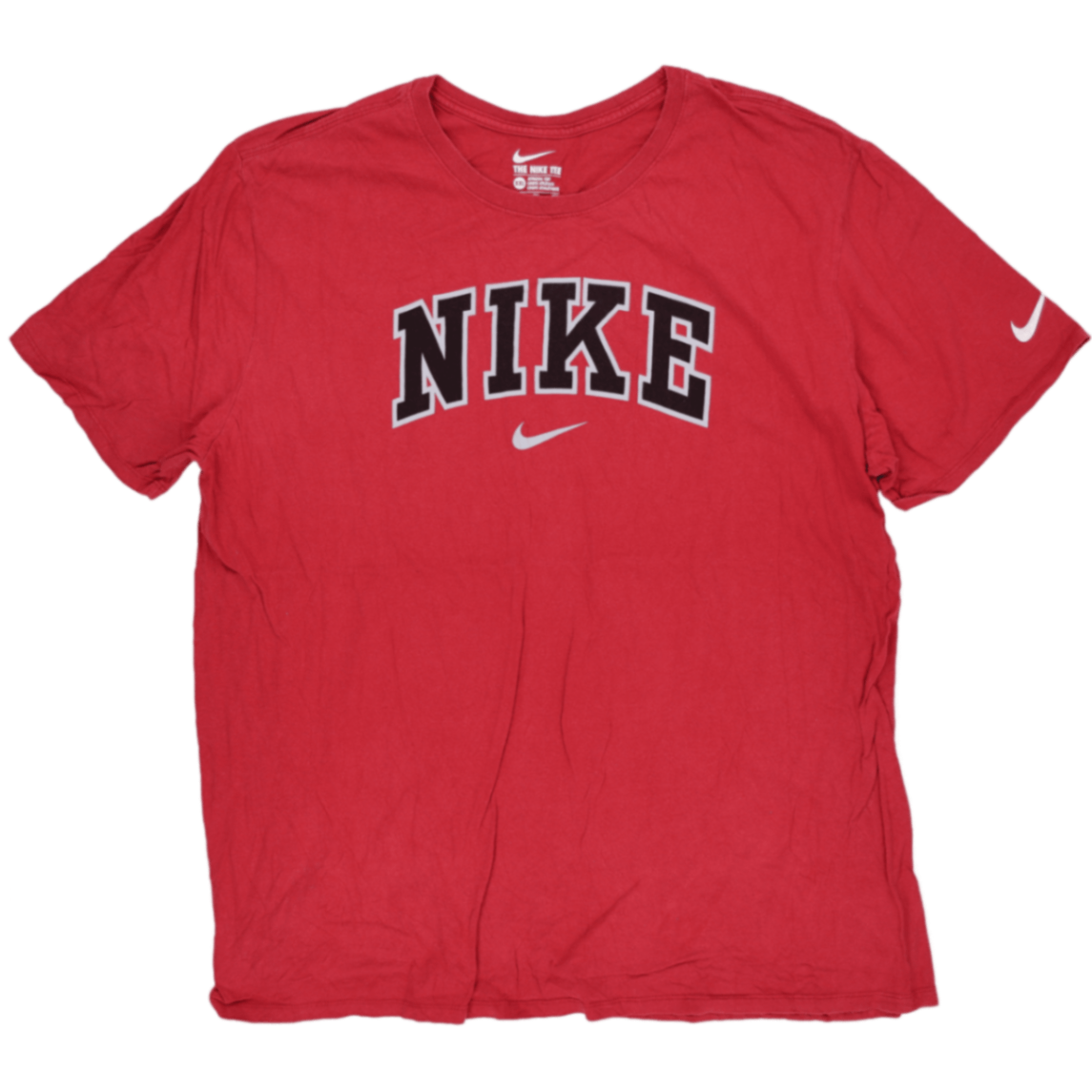 Nike Red Athletic Tee Crew Neck Cotton T-Shirt XXL