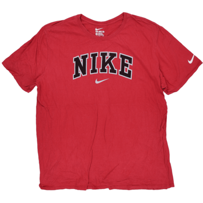 Nike Red Athletic Tee Crew Neck Cotton T-Shirt XXL