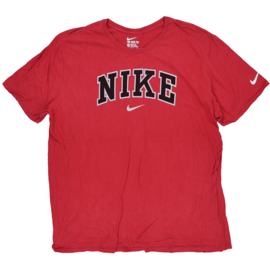 Nike Red Athletic Tee Crew Neck Cotton T-Shirt XXL