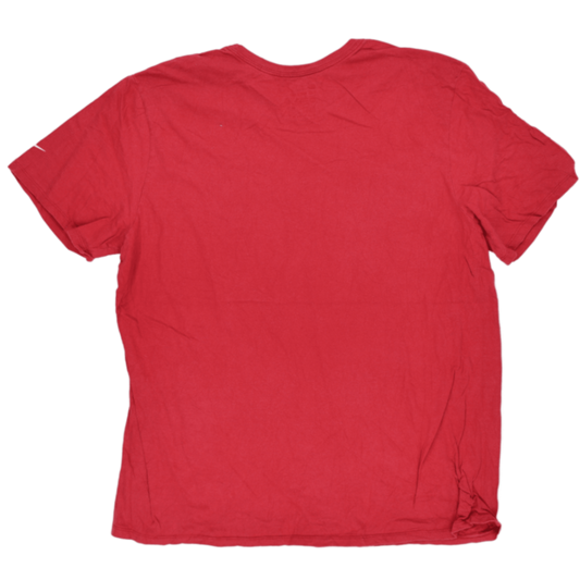 Nike Red Athletic Tee Crew Neck Cotton T-Shirt XXL