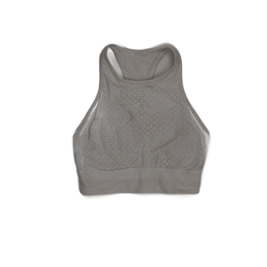 Lululemon Light Beige Racerback Sports Bra Women's Small Polyester Blend High Neck
