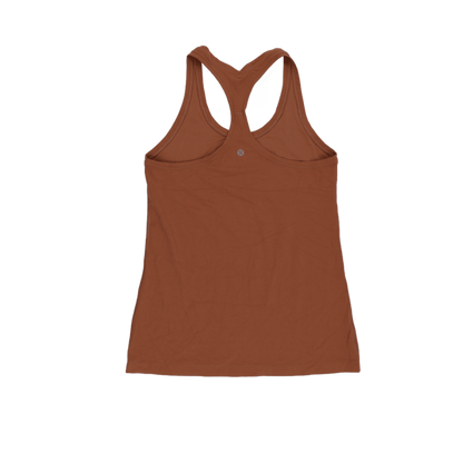 Lululemon Brown Racerback Tank Top Women's Size S Polyester Blend Scoop Neck Sleeveless