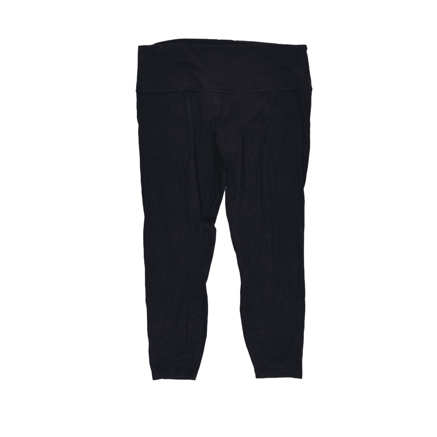 Lululemon Black High Rise Yoga Leggings Women's Medium 28 In Stretch Fabric