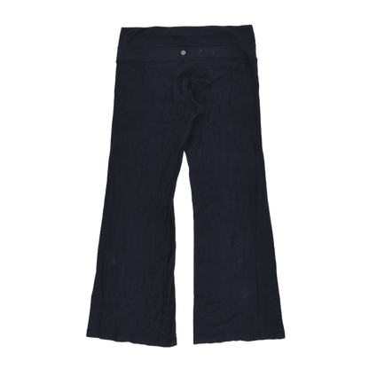 Lululemon Women's Yoga Pants Navy Blue Size 8 Cotton Blend 31 Inch Inseam