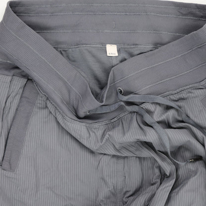 Lululemon Grey Lightweight Drawstring Trousers Women's Size 8 Regular Activewear