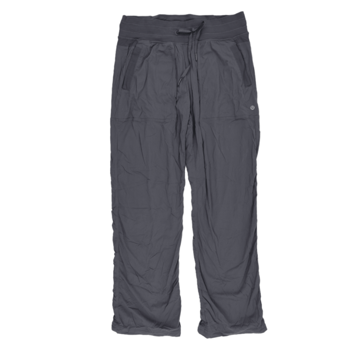 Lululemon Grey Lightweight Drawstring Trousers Women's Size 8 Regular Activewear