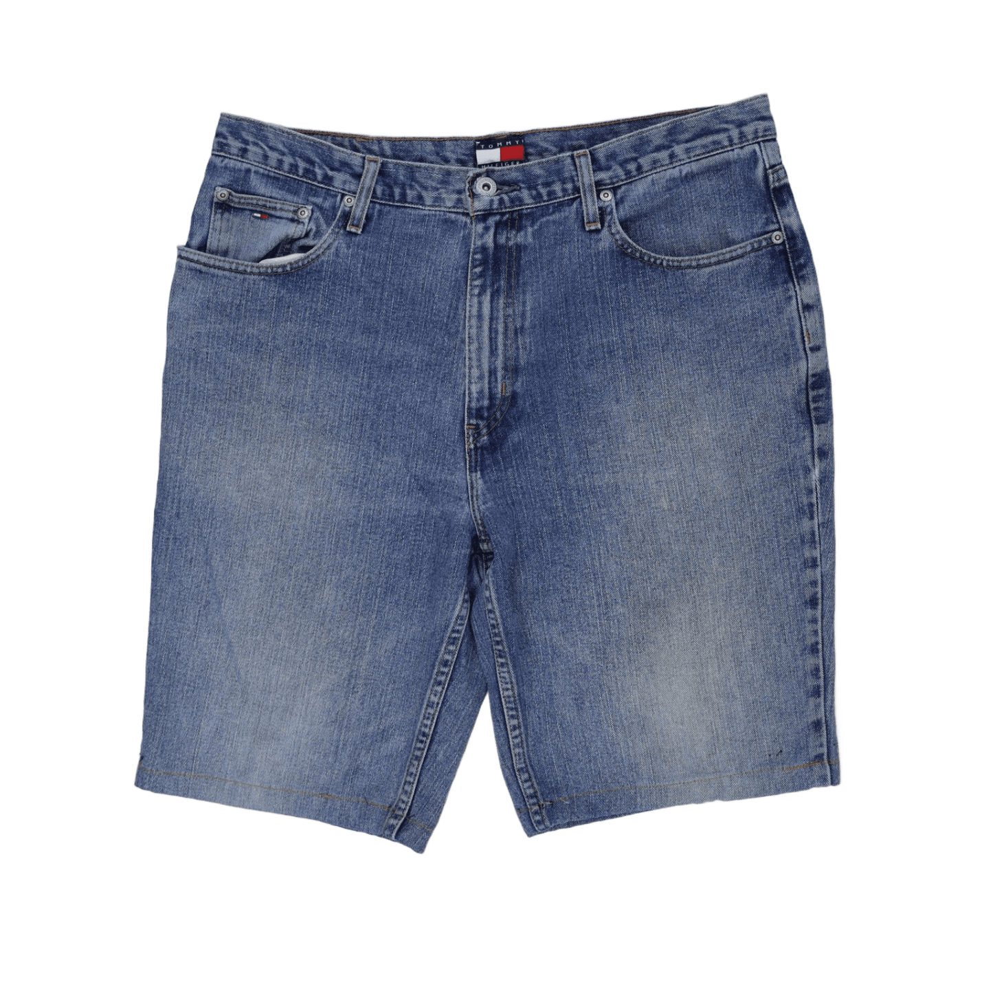 Tommy Hilfiger Vintage Denim Shorts Blue 34 Inch Waist 100 Percent Cotton