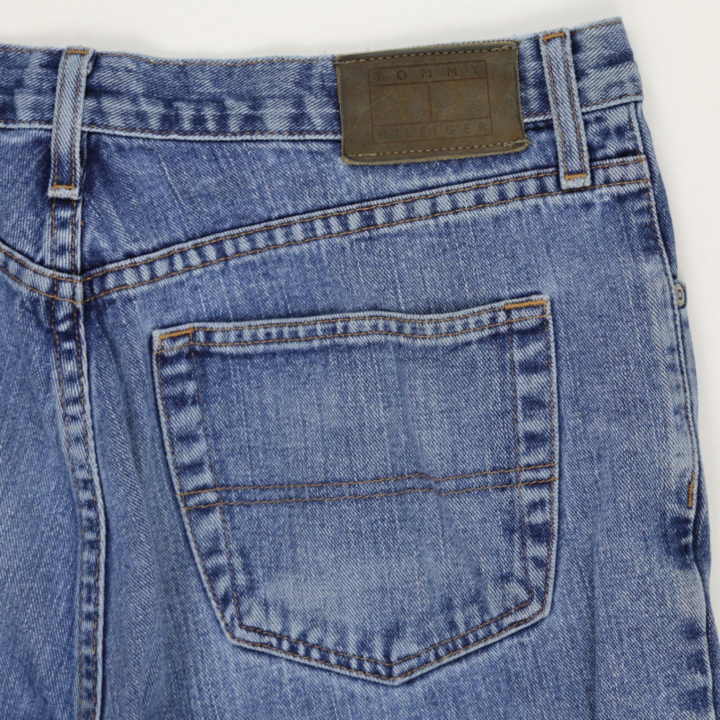 Tommy Hilfiger Vintage Denim Shorts Blue 34 Inch Waist 100 Percent Cotton
