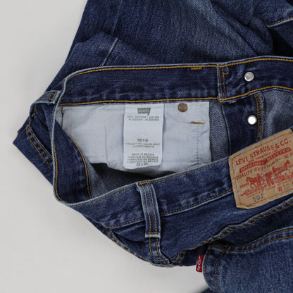 Levi's 501 Original Fit Straight Leg Blue Denim Jeans W32 L34 Vintage Cotton