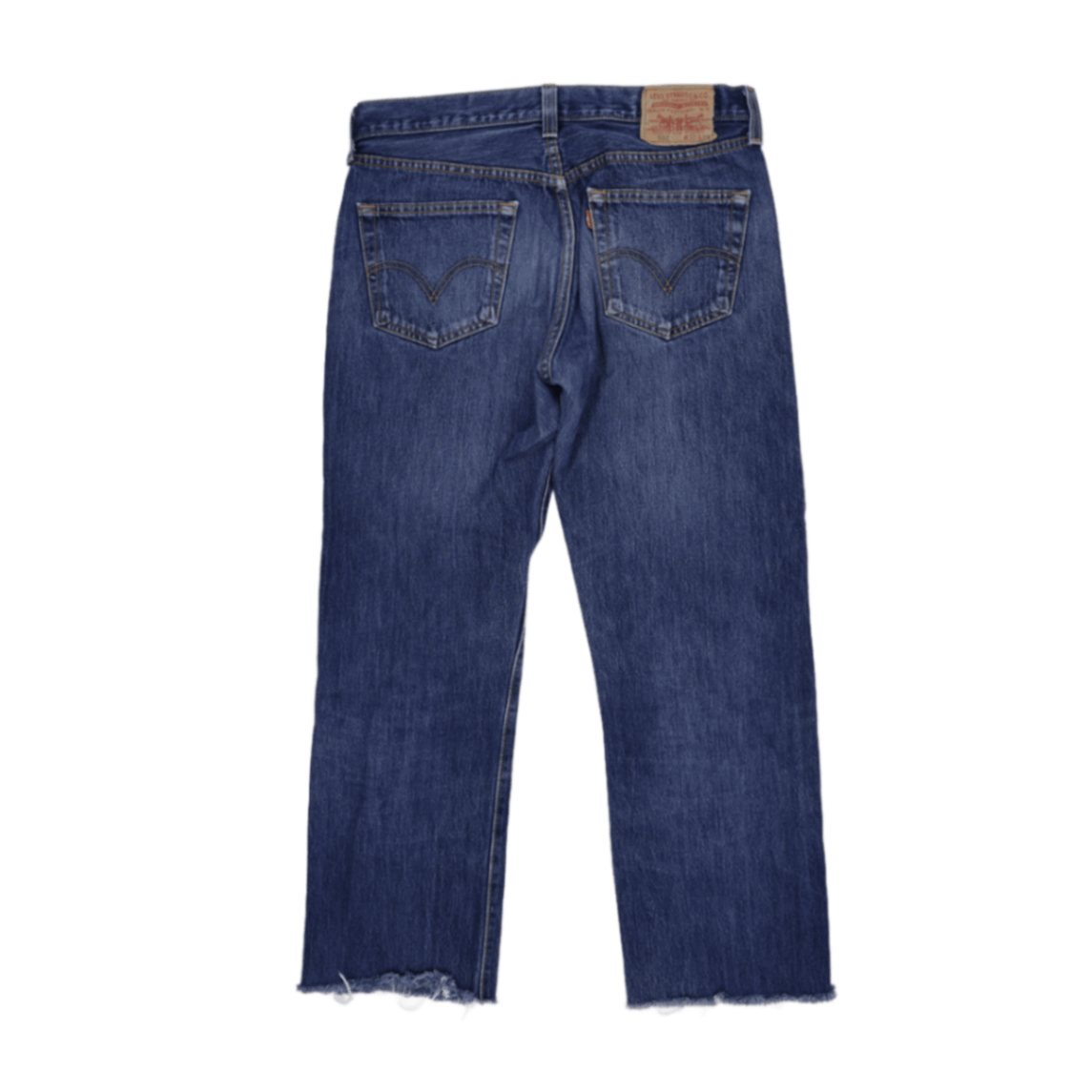 Levi's 501 Original Fit Straight Leg Blue Denim Jeans W32 L34 Vintage Cotton
