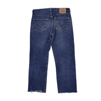 Levi's 501 Original Fit Straight Leg Blue Denim Jeans W32 L34 Vintage Cotton