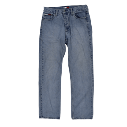 Tommy Jeans Light Blue Vintage Straight Leg Denim Jeans 32W 30L Cotton