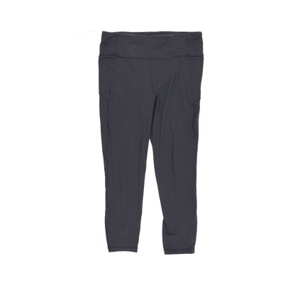 Lululemon Black High Waist Leggings Women's Size S Stretch Fabric Activewear 63 cm Inseam